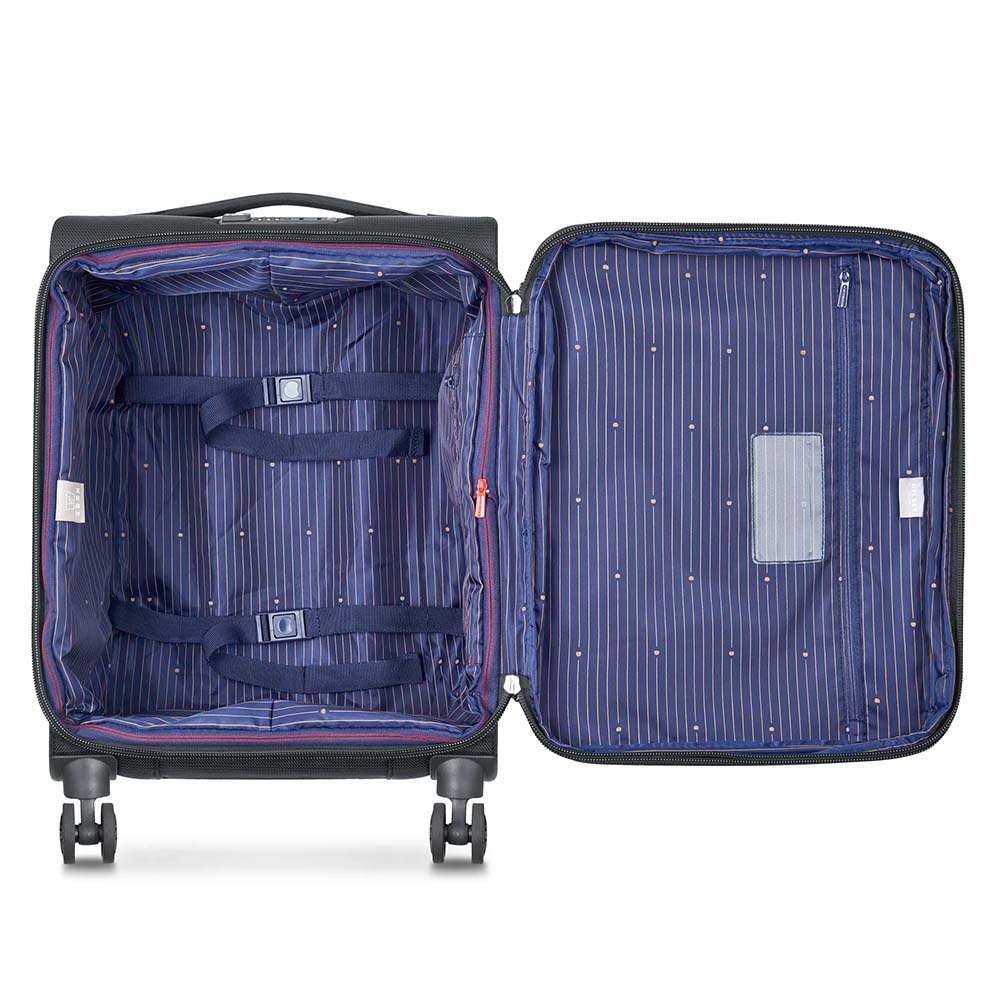 Delsey Montmartre 55cm מזוודה בד קטנה טרולי עלייה למטוס 20" - תיק התיקיםDELSEYמזוודות