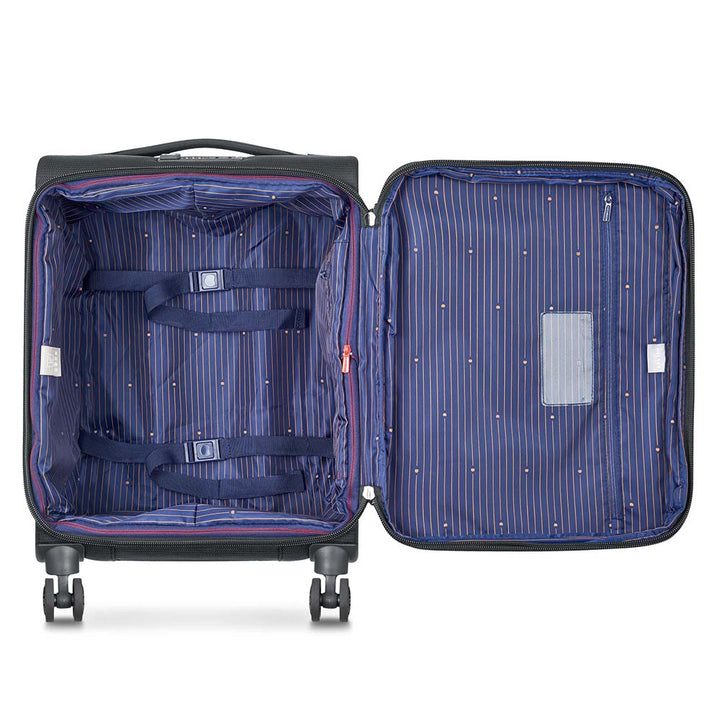 Delsey Montmartre 55cm מזוודה בד קטנה טרולי עלייה למטוס 20" - תיק התיקיםDELSEYמזוודות