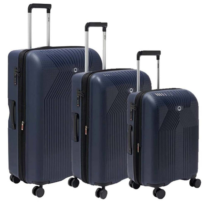 Delsey Ordener סט 3 מזוודות קשיחות קלות וחזקות - תיק התיקיםDELSEYמזוודות