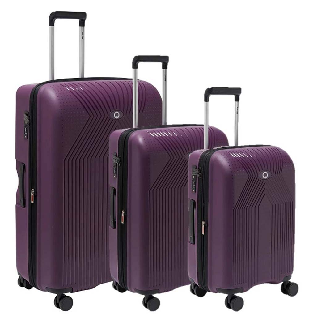 Delsey Ordener סט 3 מזוודות קשיחות קלות וחזקות - תיק התיקיםDELSEYמזוודות