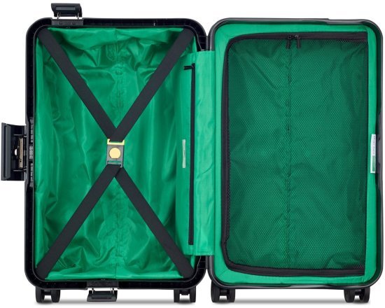 Delsey Paris Color Block Hardside מזוודת טרולי קשיחה ללא רוכסן 20" (55 ס"מ) - תיק התיקיםDELSEYמזוודות קטנות