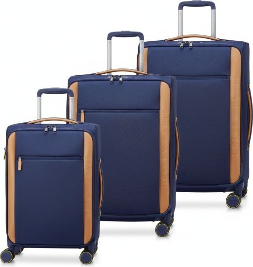 Delsey Paris Montmartre 3 Set סט 3 מזוודות רכות 20", 27", 32" - תיק התיקיםDELSEYסט מזוודות