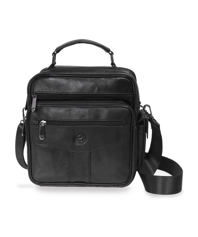 תיק צד מעור דגם דילר - תיק התיקיםEmanuelתיקי צד לגבר