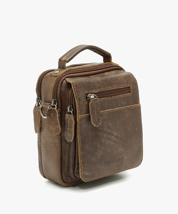 תיק צד דגם שלדון - תיק התיקיםEmanuelתיקי צד לגבר