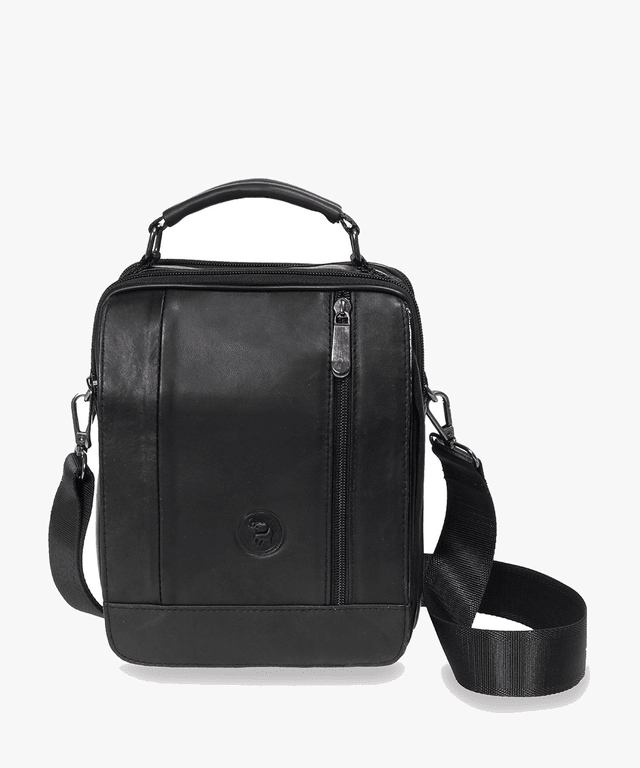 תיק צד מעור דגם בליינד - תיק התיקיםEmanuelתיקי צד לגבר