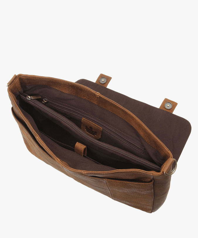 תיק מעור אפריקה דגם סינגפור - תיק התיקיםEmanuelתיקי צד לגבר