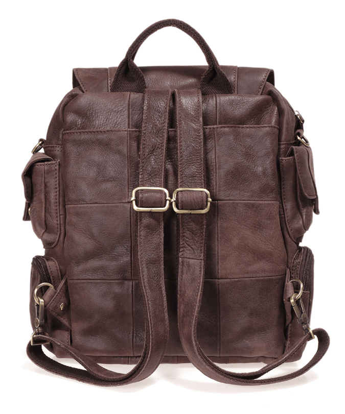 תיק גב מעור דגם רוקסנה - תיק התיקיםEmanuelתיקי גב לנשים