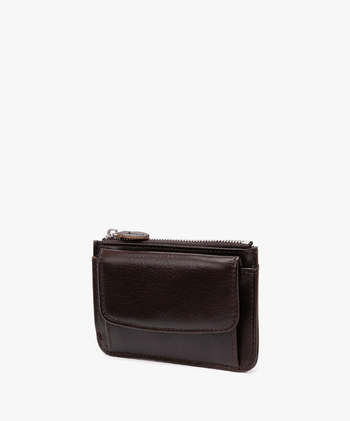 ארנקון מעור גריזי - תיק התיקיםEmanuelארנקי גברים