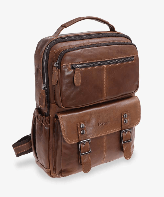 תיק גב מעור דגם גוואטמלה - תיק התיקיםEmanuelתיקי גב לנשים