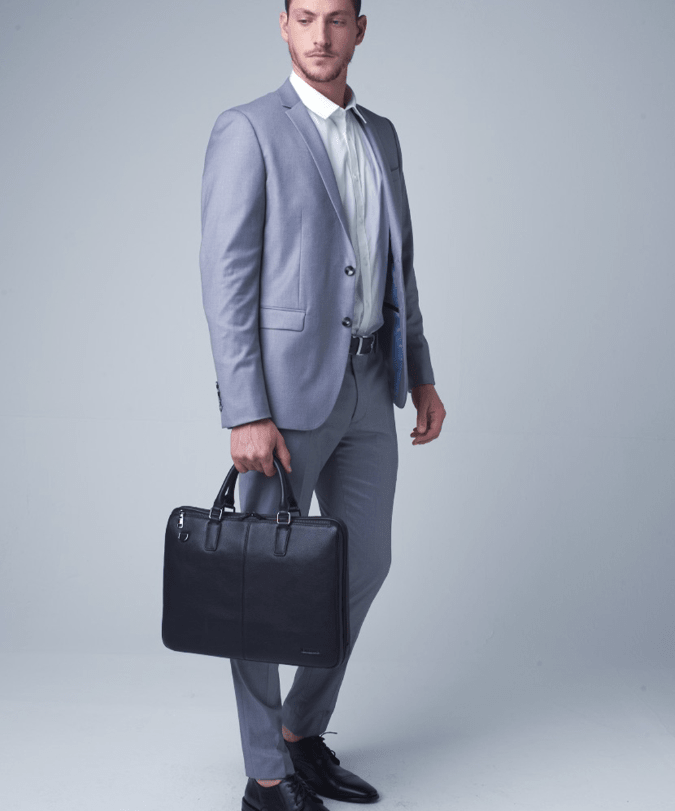 תיק עסקים מעור דגם אובמה - תיק התיקיםEmanuelתיקי צד לגבר