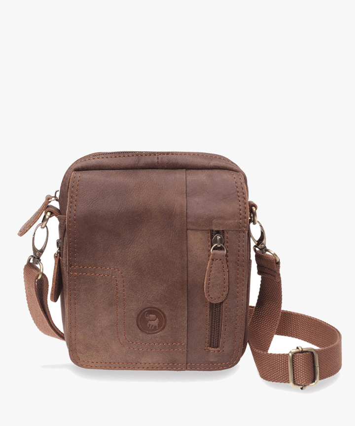 תיק צד מעור דגם אדי - תיק התיקיםEmanuelתיקי צד לגבר