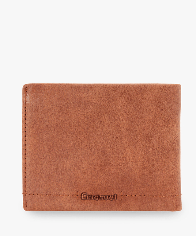 ארנק עור לגבר רינגו משומן - תיק התיקיםEmanuelארנקי גברים