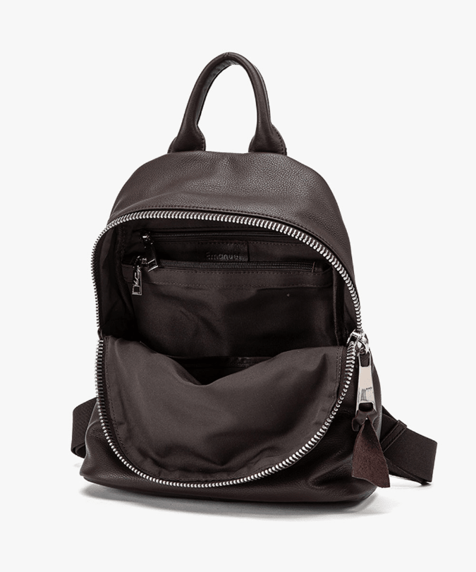 תיק גב מעור אוריאן - תיק התיקיםEmanuelתיקי גב לנשים