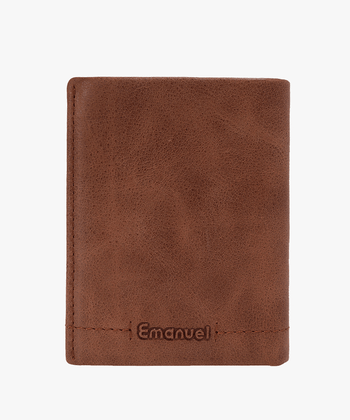 ארנק עור בילי משומן - תיק התיקיםEmanuelארנקי גברים