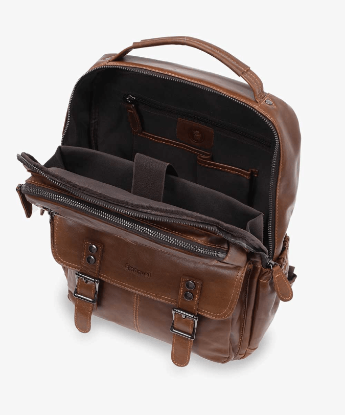 תיק גב מעור דגם גוואטמלה - תיק התיקיםEmanuelתיקי גב לנשים