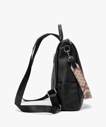 תיק גב מעור דגם אדריאנה - תיק התיקיםEmanuelתיקי גב לנשים