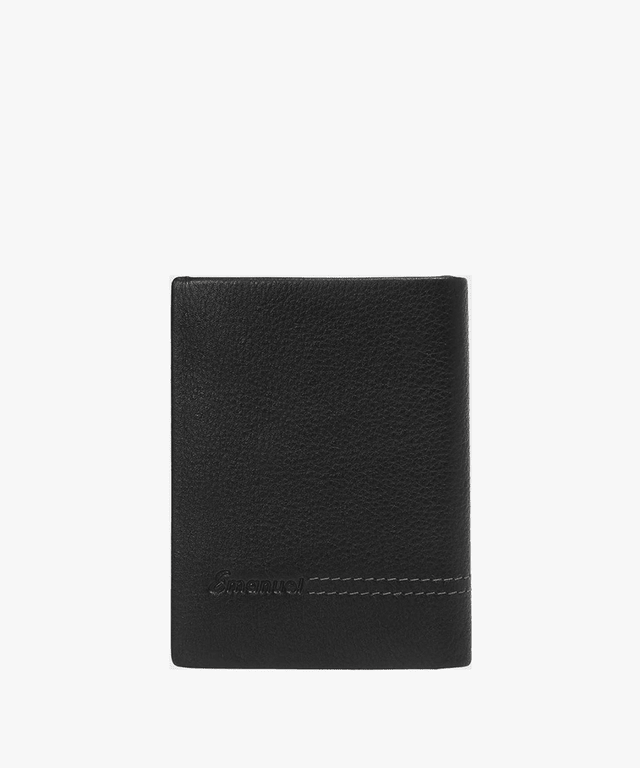 ארנק עור בילי תפרים - תיק התיקיםEmanuelארנקי גברים