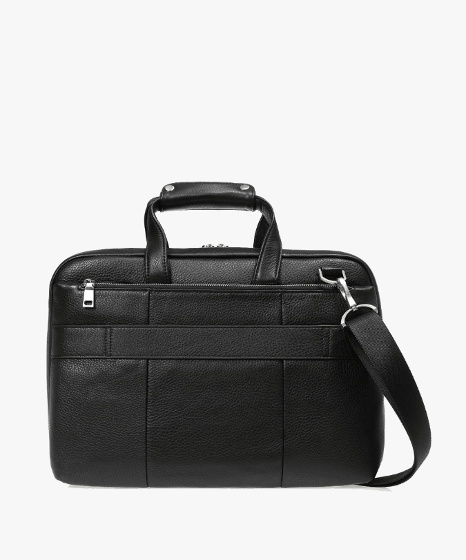 תיק עבודה מעור לגבר דגם ניקסון - תיק התיקיםEmanuelתיקי צד לגבר