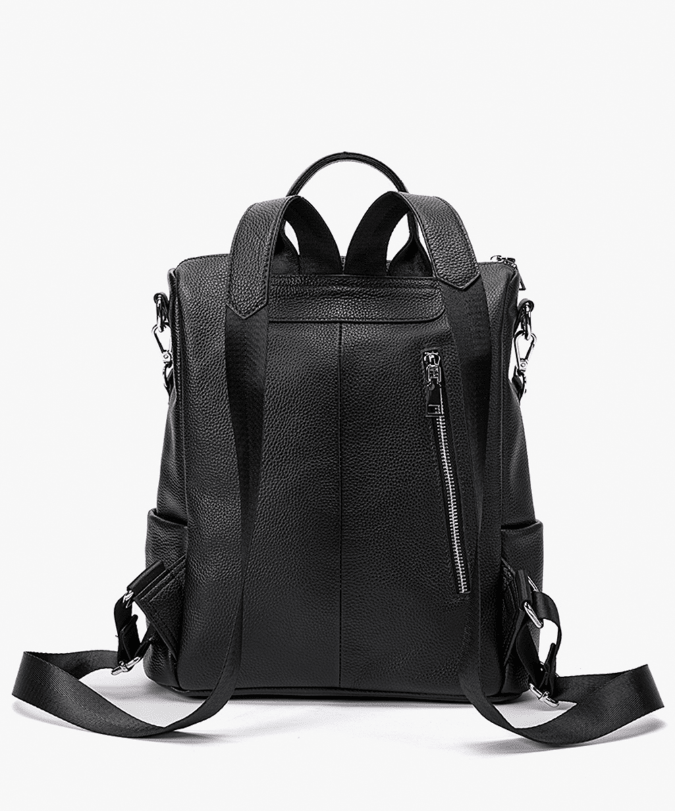 תיק גב מעור דגם אדריאנה - תיק התיקיםEmanuelתיקי גב לנשים