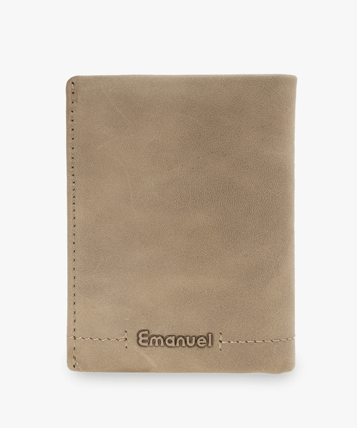 ארנק עור בילי משומן - תיק התיקיםEmanuelארנקי גברים