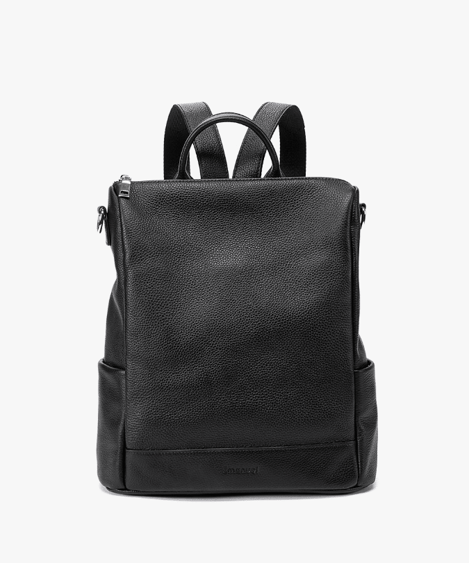 תיק גב מעור דגם אדריאנה - תיק התיקיםEmanuelתיקי גב לנשים