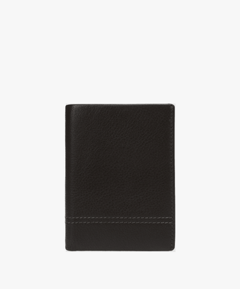 ארנק עור בילי תפרים - תיק התיקיםEmanuelארנקי גברים