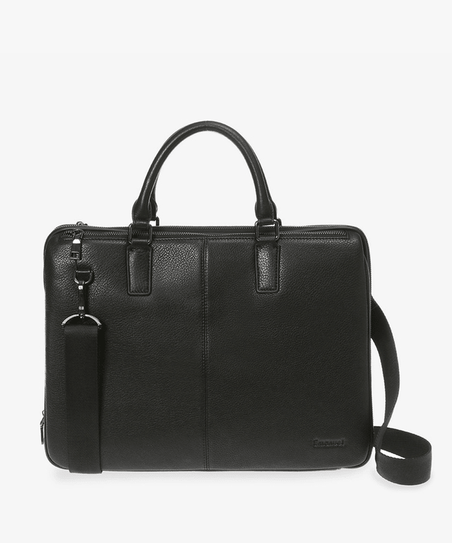 תיק עסקים מעור דגם אובמה - תיק התיקיםEmanuelתיקי צד לגבר