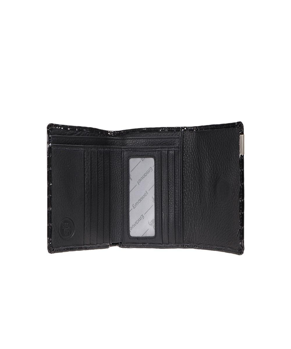 Emanuel ארנק מעור סנדרה קטן לק - תיק התיקיםEmanuelנשים