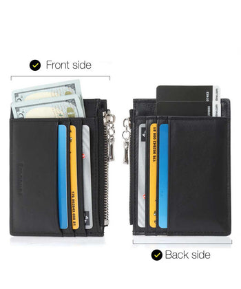 Emanuel ארנק לכרטיסים מעור דגם ניקו - תיק התיקיםEmanuelארנקים