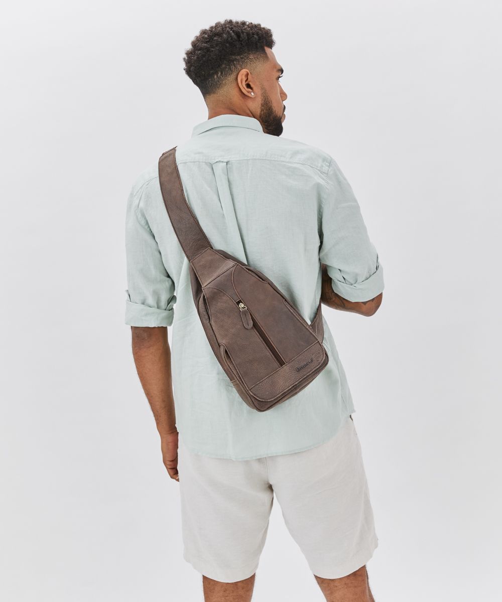 Emanuel תיק אוכף מעור לגבר - תיק התיקיםEmanuelגברים