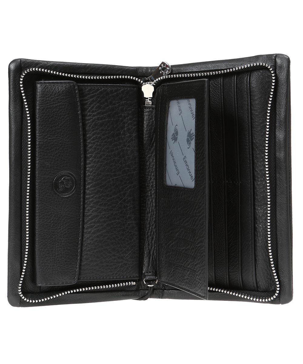 Emanuel ארנק עור נאפה דגם עדן - תיק התיקיםEmanuelנשים