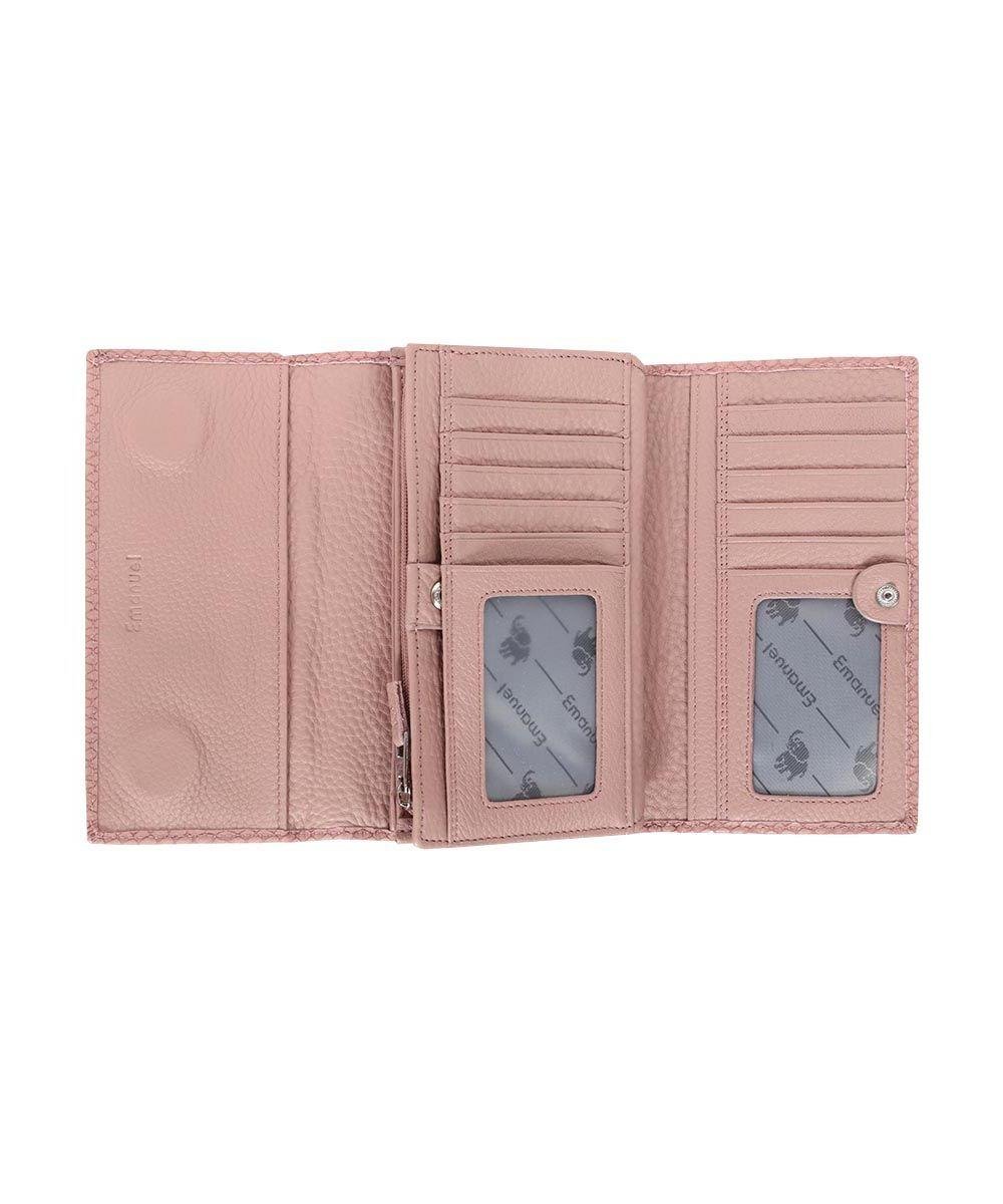 Emanuel ארנק בינוני נאפה דגם שרה בריק - תיק התיקיםEmanuelנשים