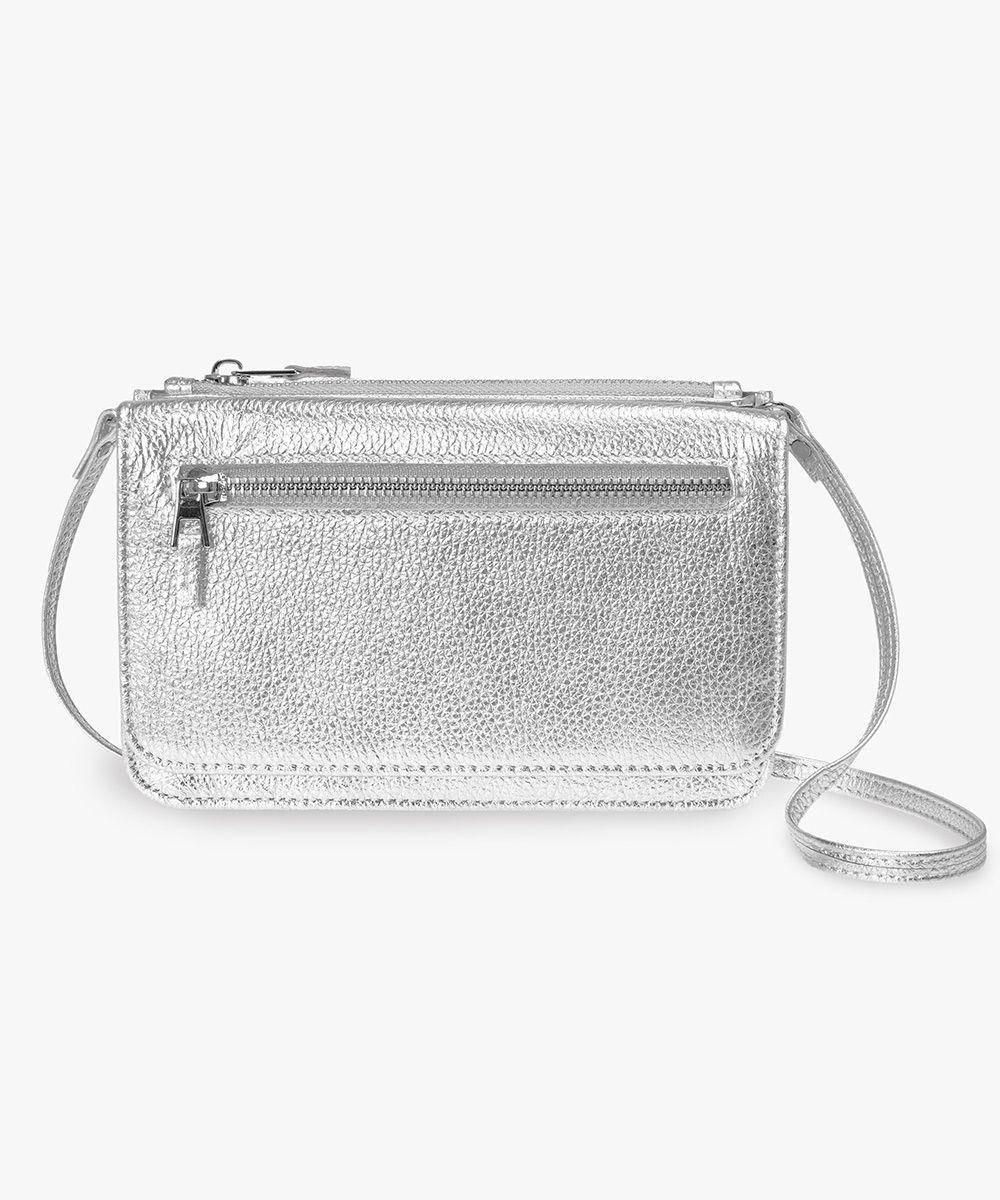 Emanuel תיק מעור דגם ברלין מטאלי - תיק התיקיםEmanuelנשים