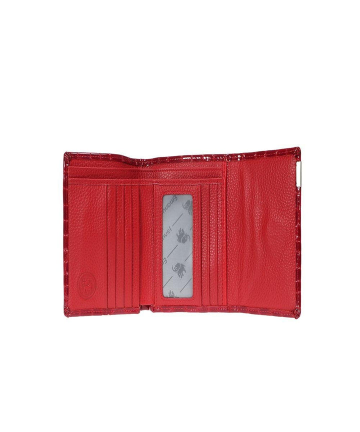 Emanuel ארנק מעור סנדרה קטן לק - תיק התיקיםEmanuelנשים