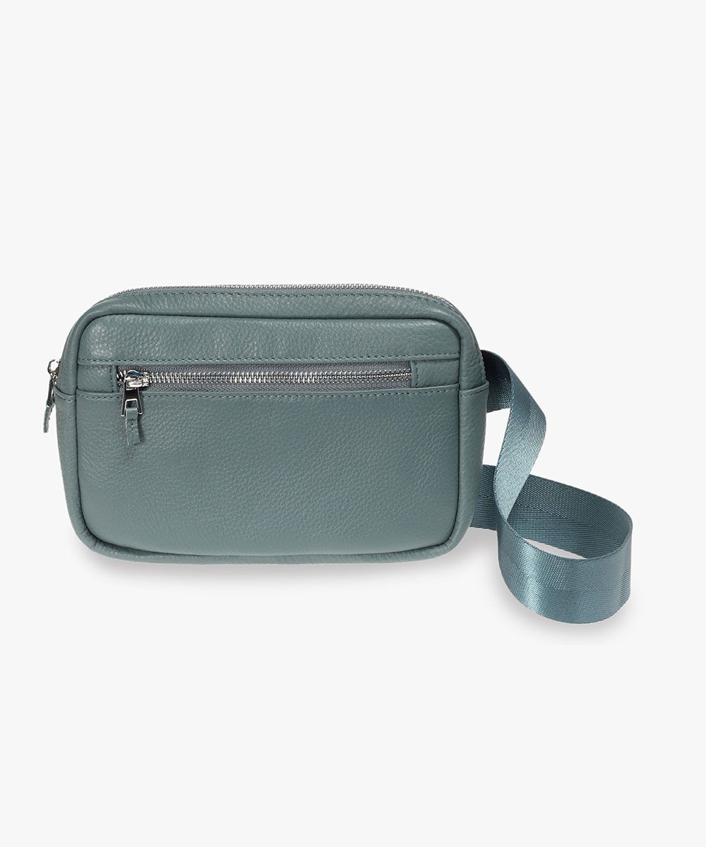 Emanuel תיק פאוץ' מעור דגם ספורטי - תיק התיקיםEmanuelנשים