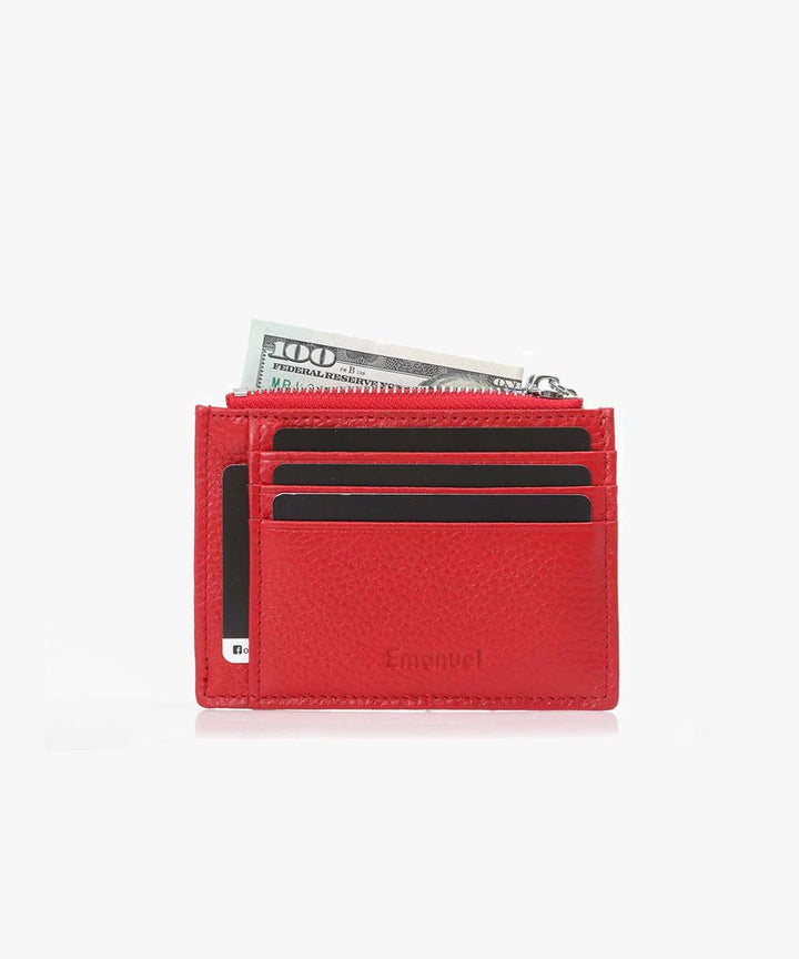 Emanuel ארנק לכרטיסים מעור דגם ניקו - תיק התיקיםEmanuelארנקים