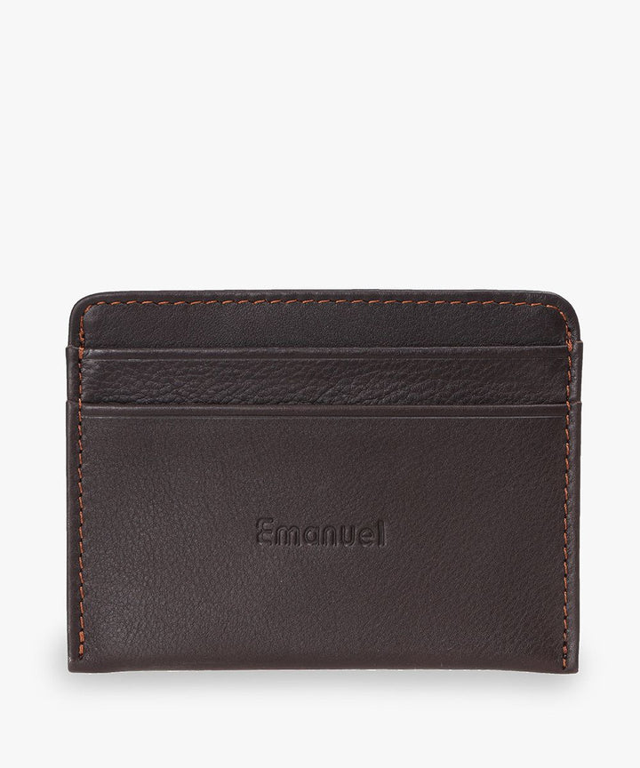 Emanuel ארנק מעור לגבר דגם סלים קמרון - תיק התיקיםEmanuelגברים