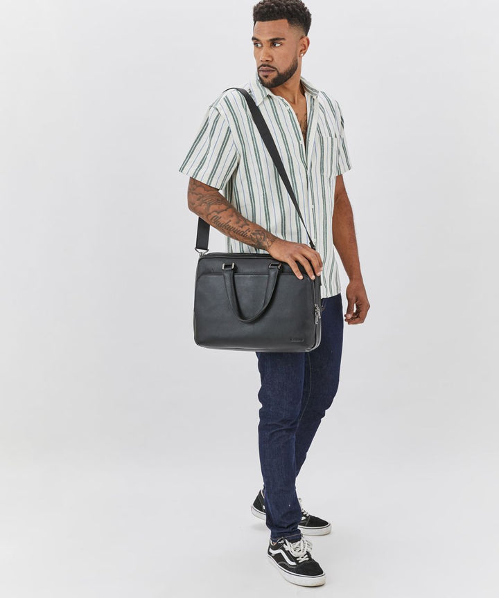 Emanuel תיק עסקים מעור לגבר דגם קלינטון - תיק התיקיםEmanuelתיקי עסקים