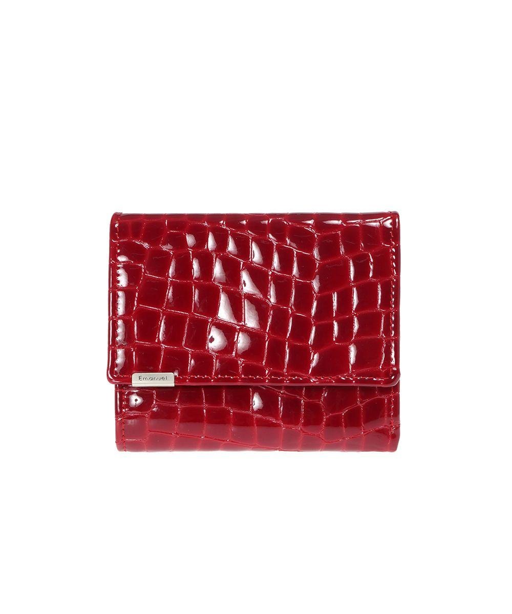 Emanuel ארנק מעור סנדרה קטן לק - תיק התיקיםEmanuelנשים