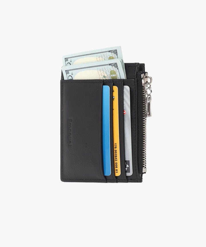 Emanuel ארנק לכרטיסים מעור דגם ניקו - תיק התיקיםEmanuelארנקים