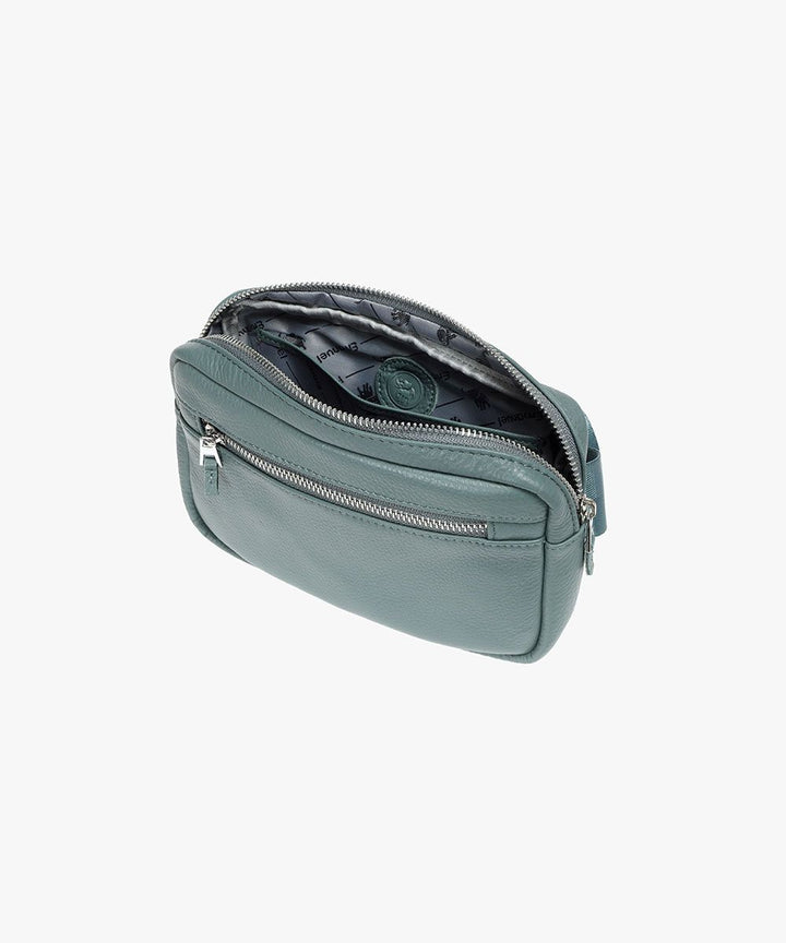 Emanuel תיק פאוץ' מעור דגם ספורטי - תיק התיקיםEmanuelנשים