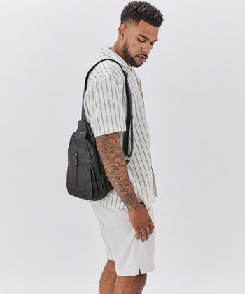 Emanuel תיק אוכף מעור לגבר - תיק התיקיםEmanuelגברים