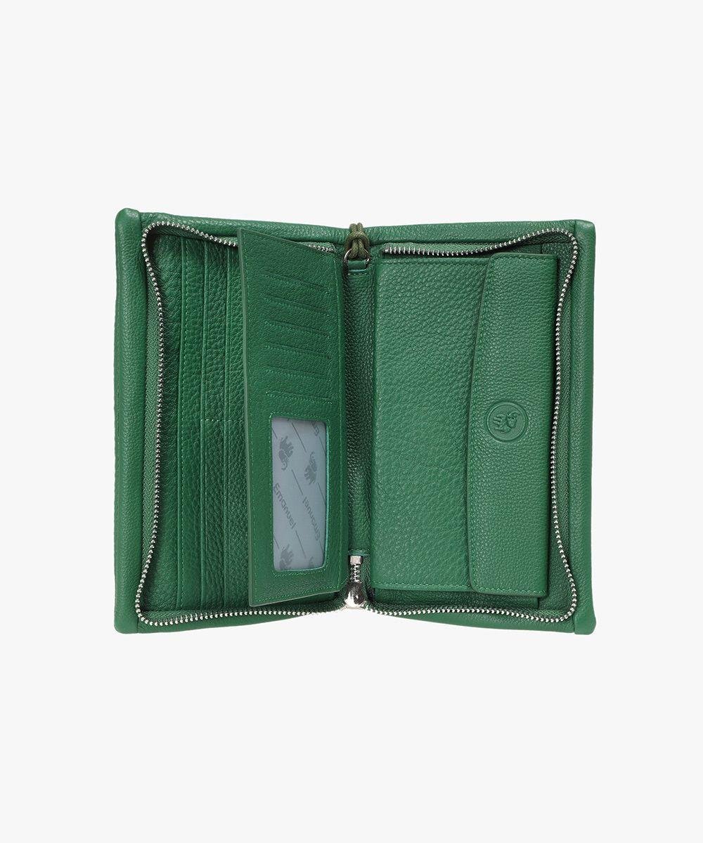 Emanuel ארנק עור נאפה דגם עדן - תיק התיקיםEmanuelנשים