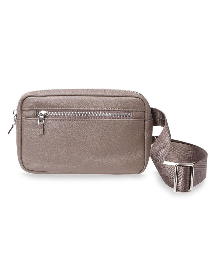 Emanuel תיק פאוץ' מעור דגם ספורטי - תיק התיקיםEmanuelנשים