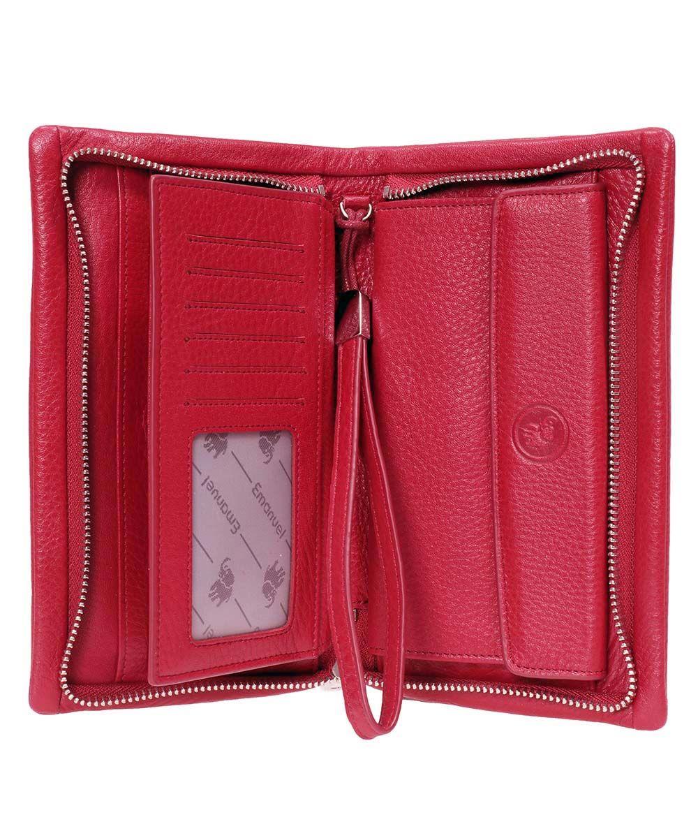 Emanuel ארנק עור נאפה דגם עדן - תיק התיקיםEmanuelנשים