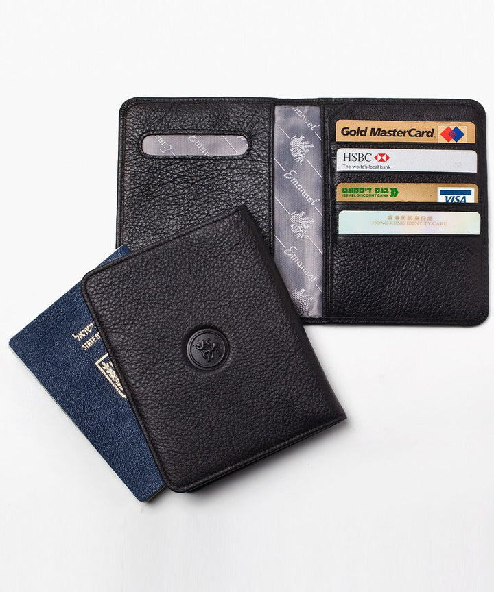 Emanuel כיסוי עור לדרכון - תיק התיקיםEmanuelמזוודות