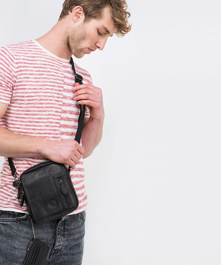 Emanuel תיק עור צד אדי - תיק התיקיםEmanuelגברים