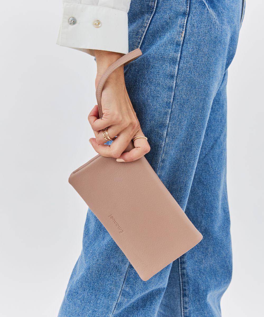 Emanuel ארנק עור נאפה דגם עדן - תיק התיקיםEmanuelנשים