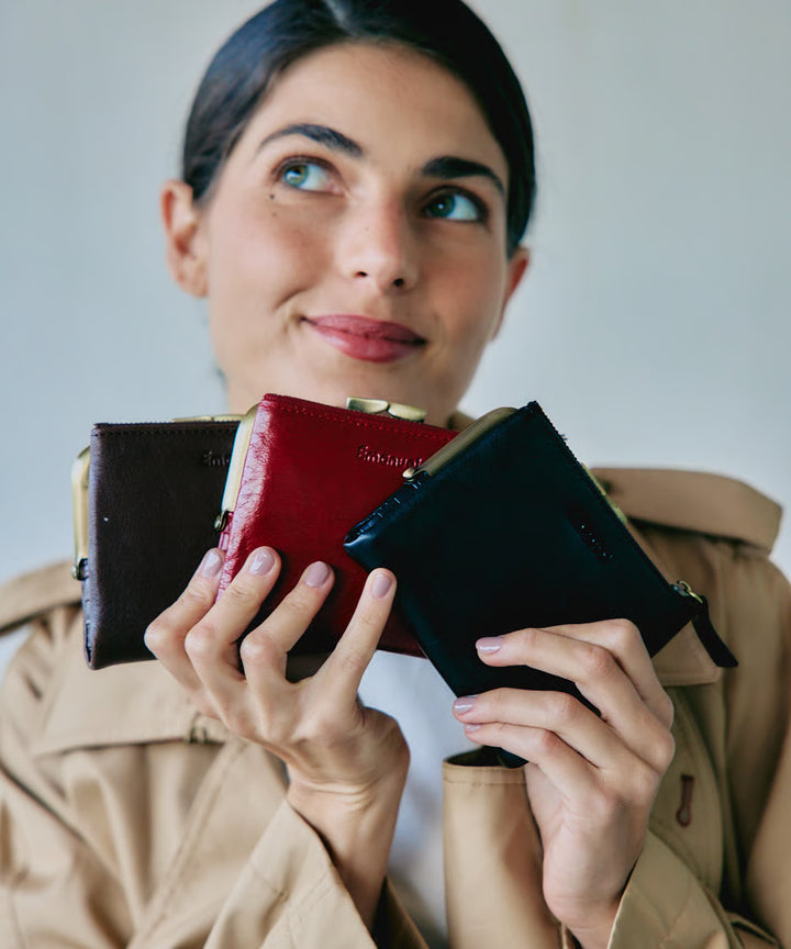 Emanuel ארנק מעור דגם ויויאן משומן