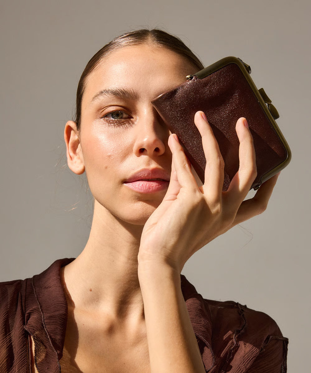 Emanuel ארנק מעור דגם ויויאן משומן